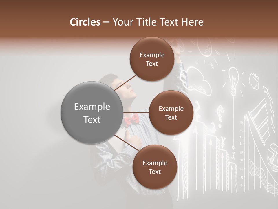 Adult Trendy Student PowerPoint Template