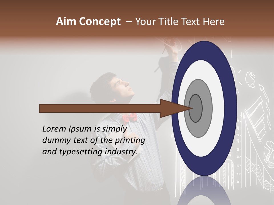 Adult Trendy Student PowerPoint Template