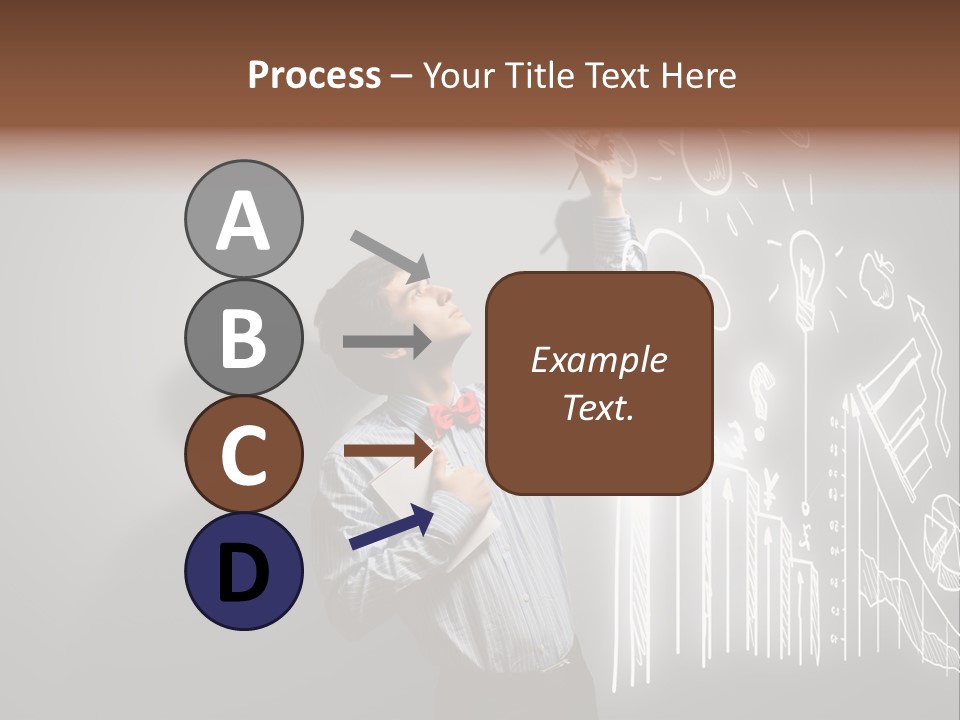 Adult Trendy Student PowerPoint Template