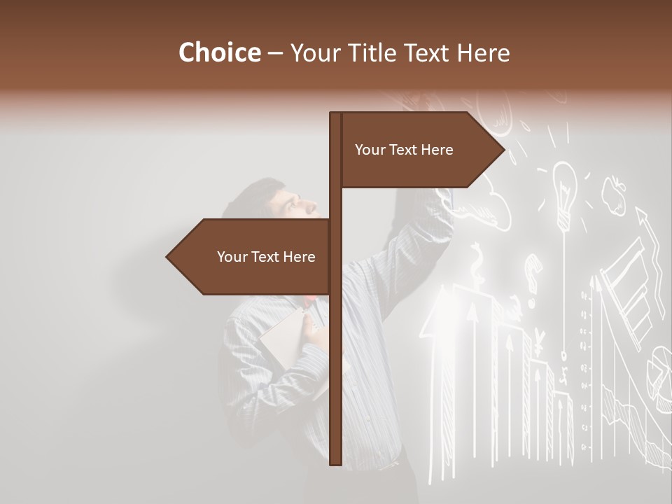 Adult Trendy Student PowerPoint Template