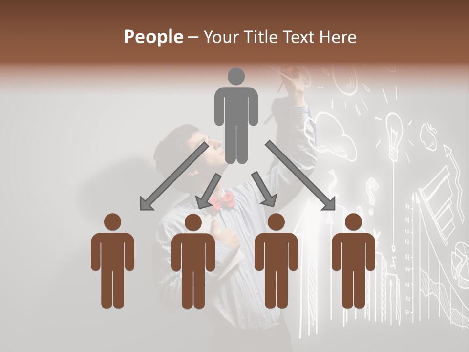 Adult Trendy Student PowerPoint Template