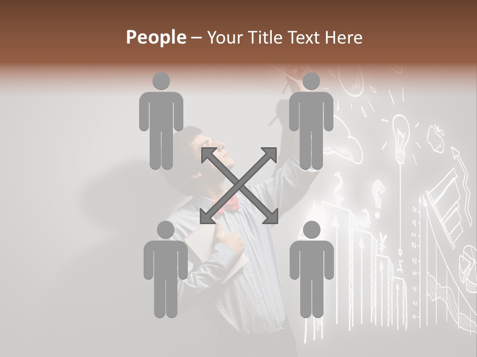 Adult Trendy Student PowerPoint Template