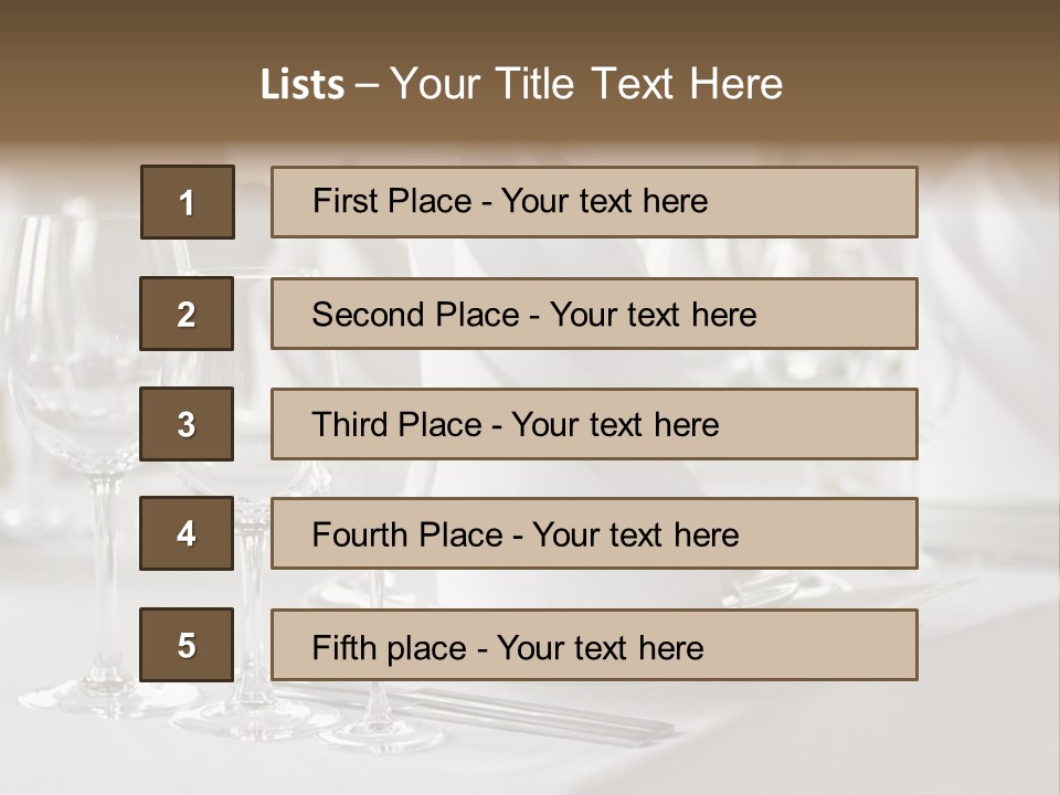Feast Table Decoration PowerPoint Template