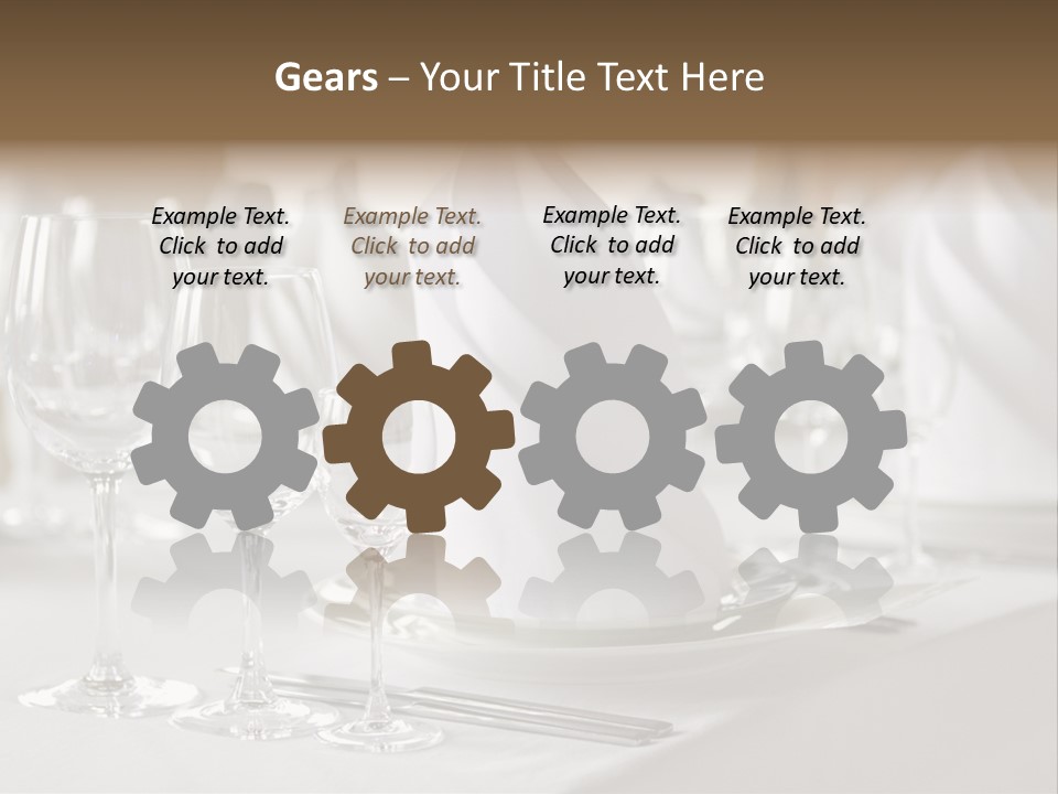 Feast Table Decoration PowerPoint Template