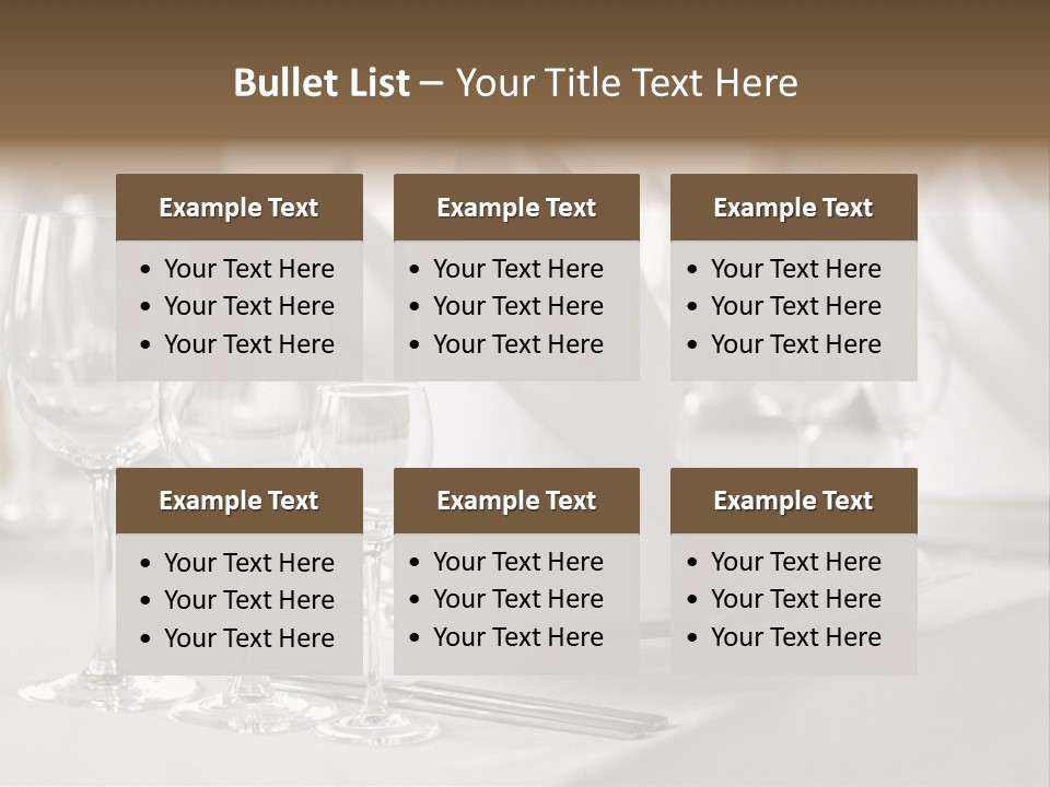 Feast Table Decoration PowerPoint Template
