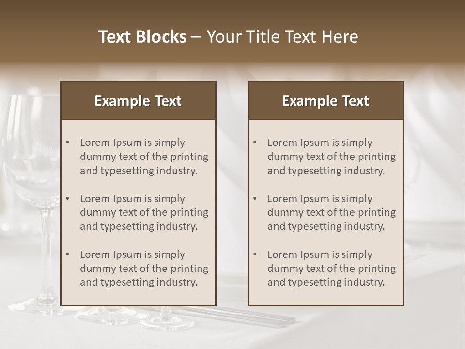 Feast Table Decoration PowerPoint Template