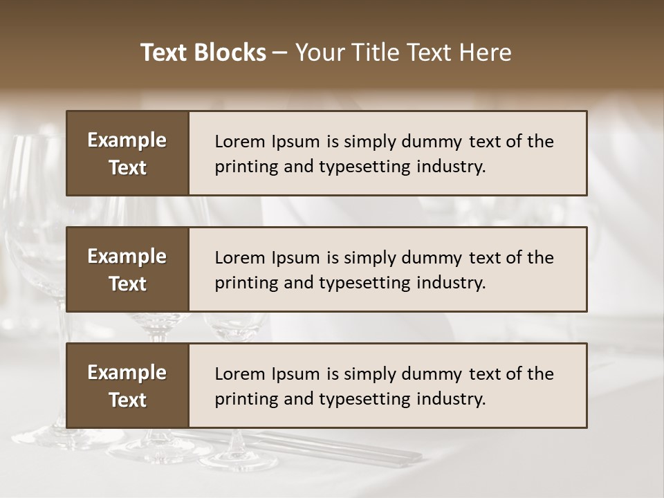 Feast Table Decoration PowerPoint Template