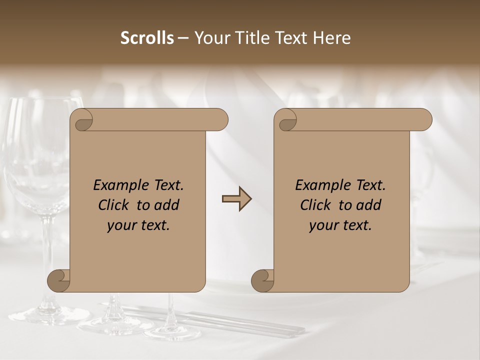 Feast Table Decoration PowerPoint Template
