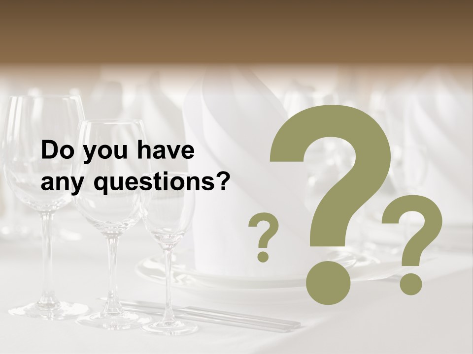 Feast Table Decoration PowerPoint Template