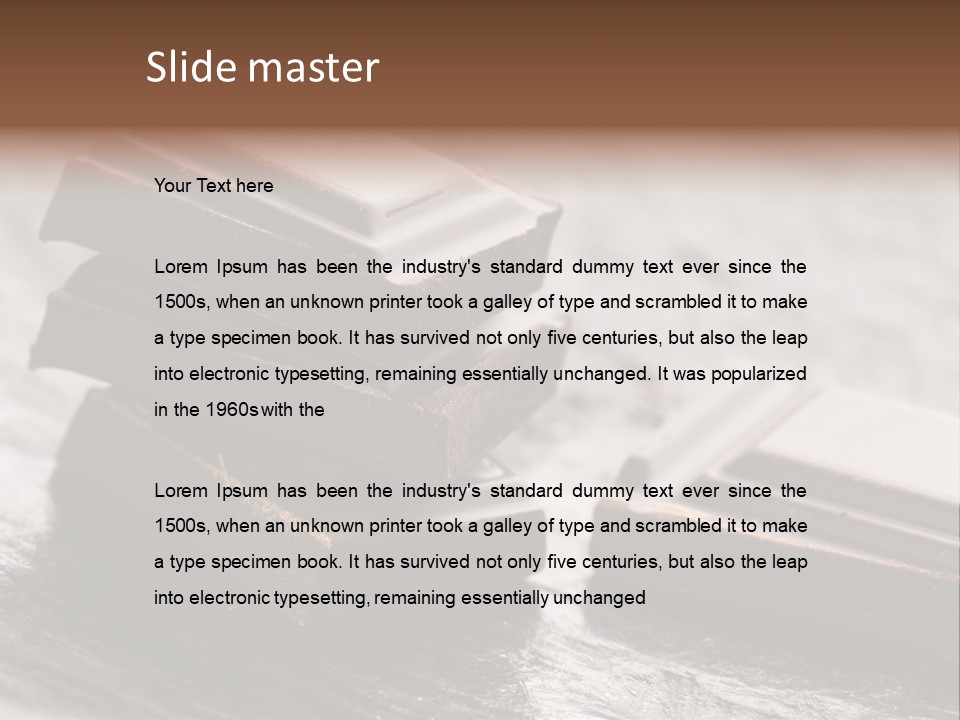 Yummy Marshmallow Sticky PowerPoint Template