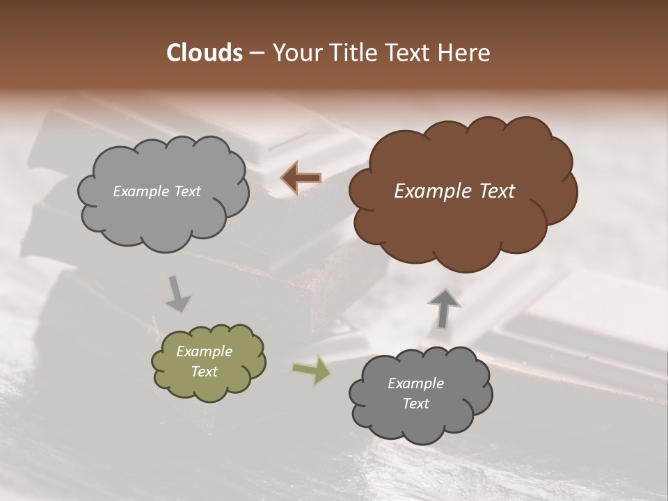 Yummy Marshmallow Sticky PowerPoint Template