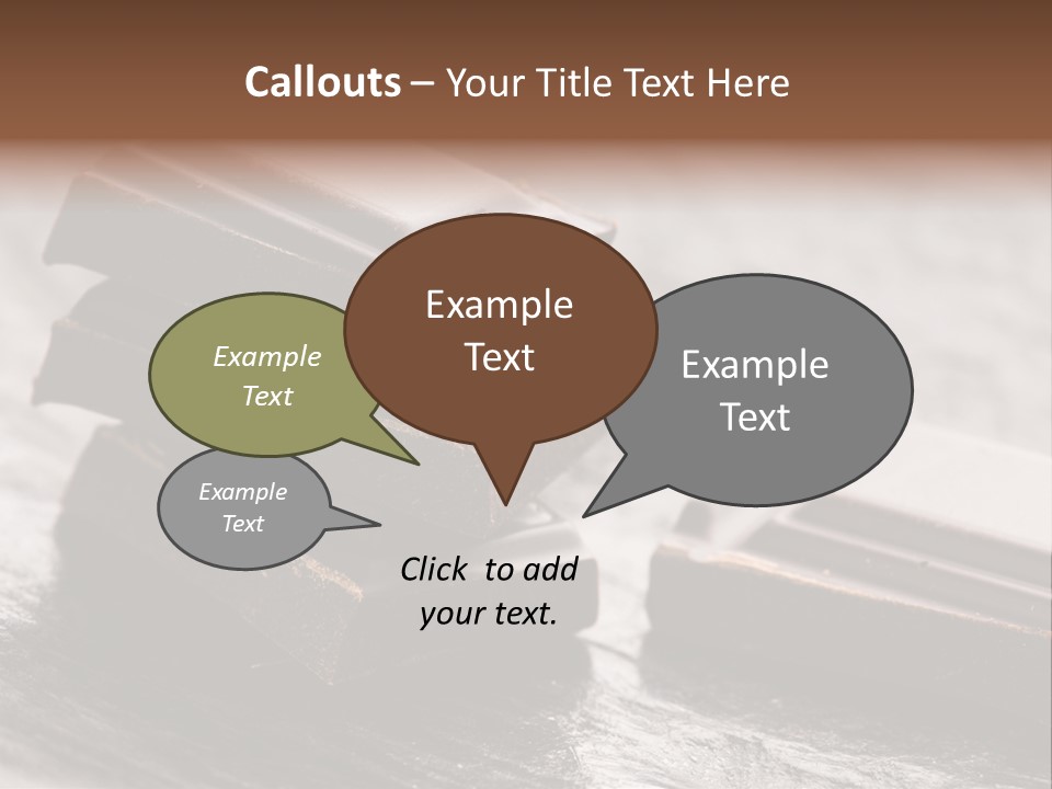 Yummy Marshmallow Sticky PowerPoint Template