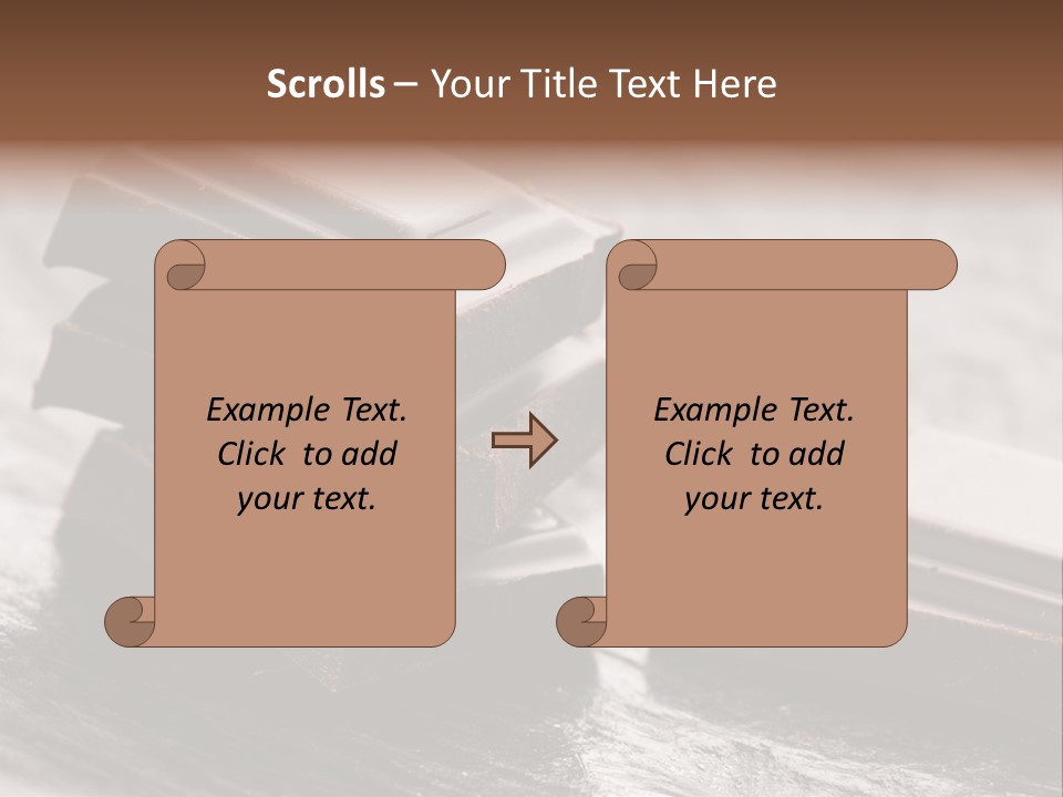 Yummy Marshmallow Sticky PowerPoint Template