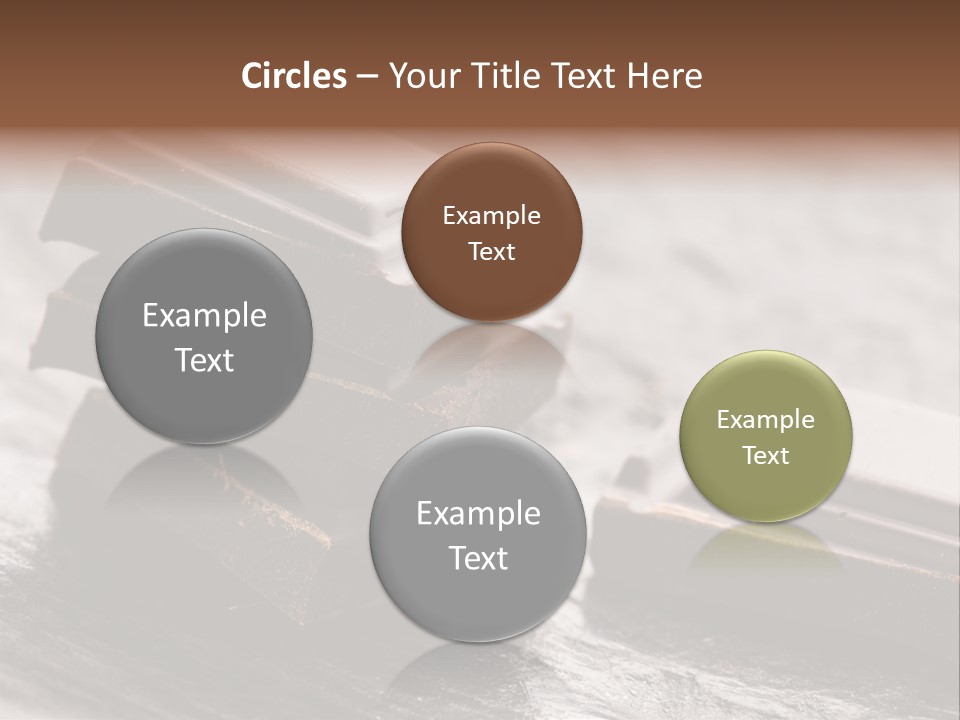 Yummy Marshmallow Sticky PowerPoint Template