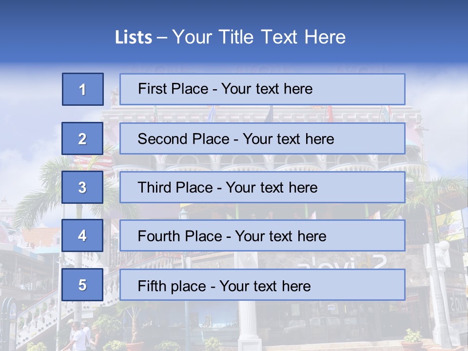 Mall Colour Island PowerPoint Template