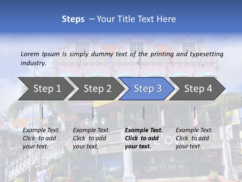 Mall Colour Island PowerPoint Template
