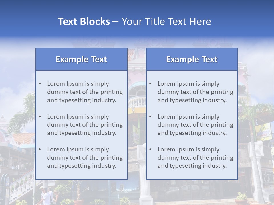 Mall Colour Island PowerPoint Template