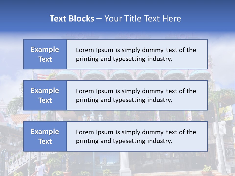 Mall Colour Island PowerPoint Template