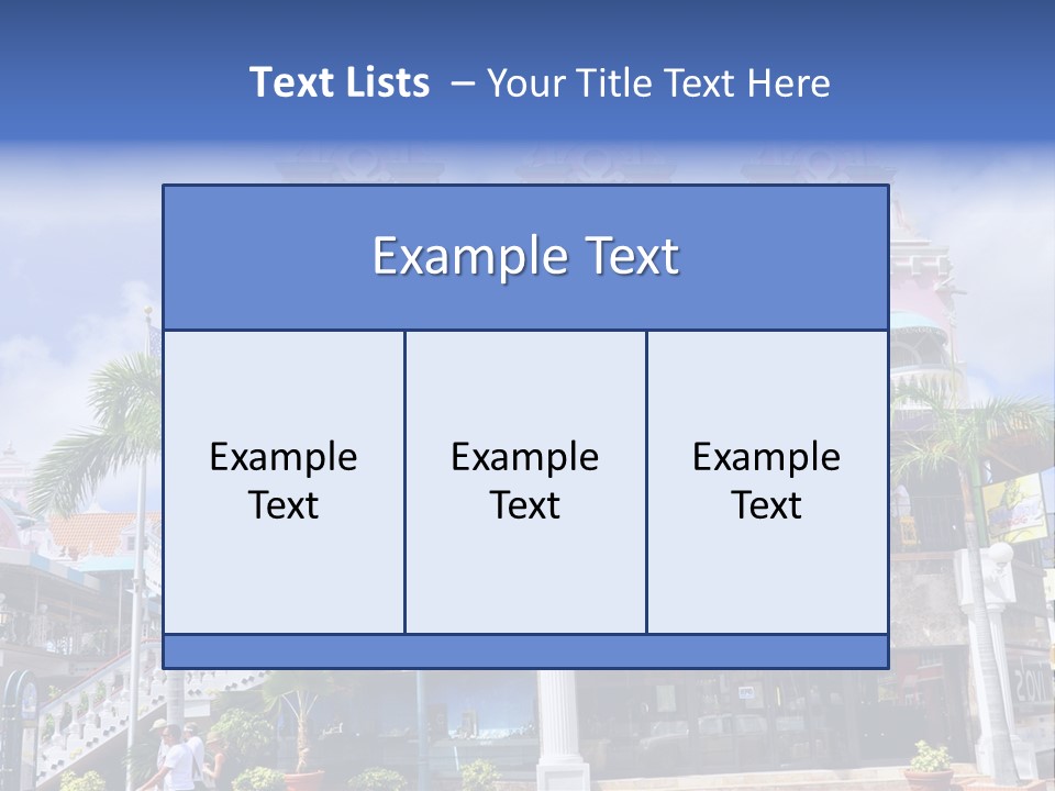 Mall Colour Island PowerPoint Template
