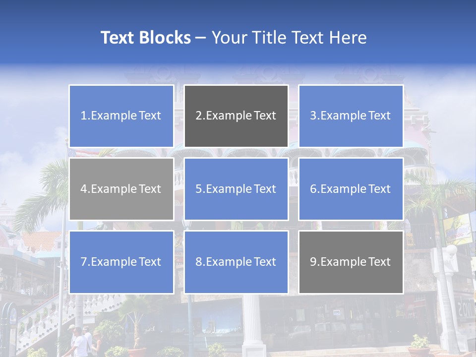 Mall Colour Island PowerPoint Template
