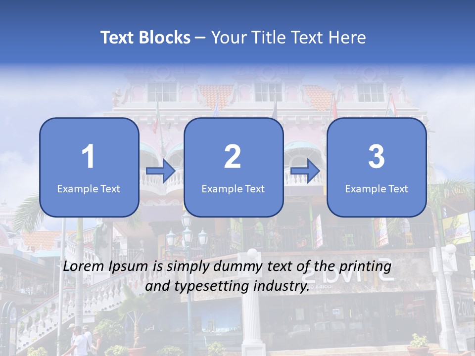 Mall Colour Island PowerPoint Template