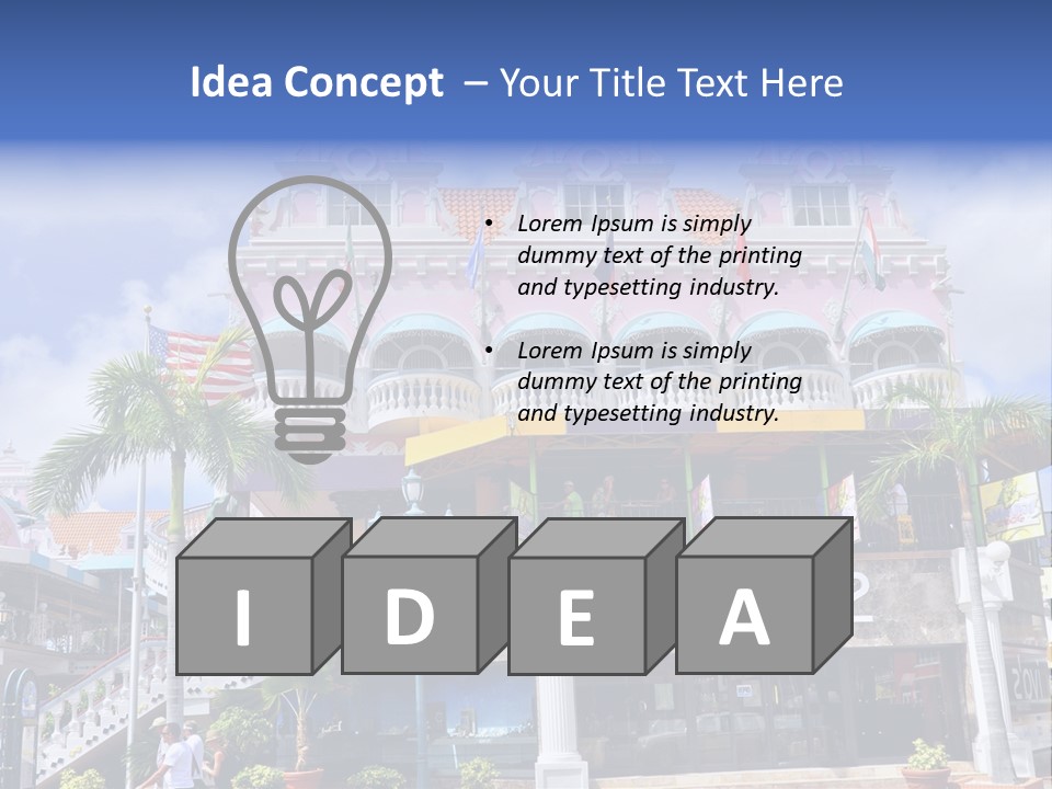 Mall Colour Island PowerPoint Template