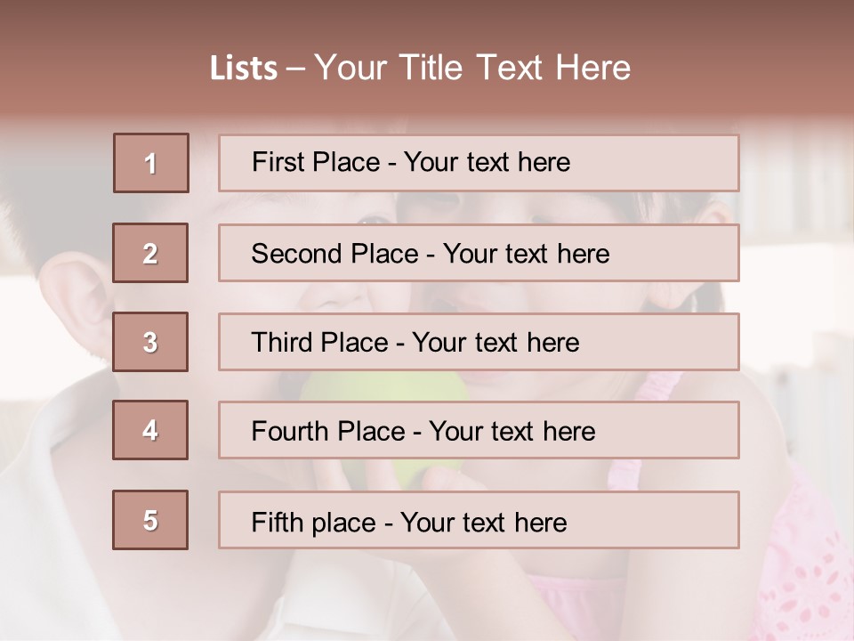 Candid Smile Sweet PowerPoint Template