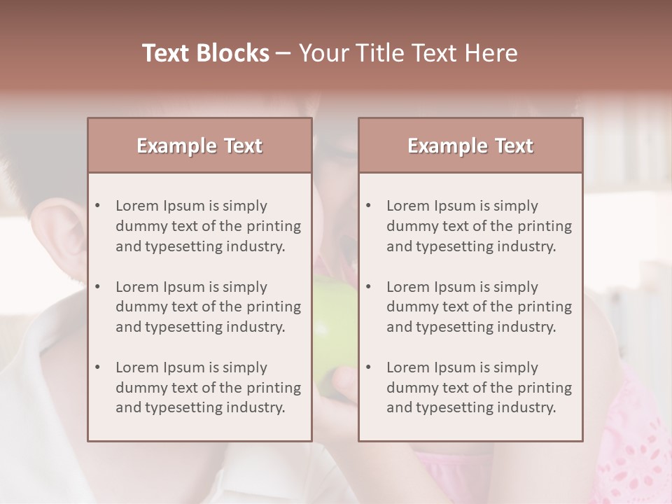 Candid Smile Sweet PowerPoint Template