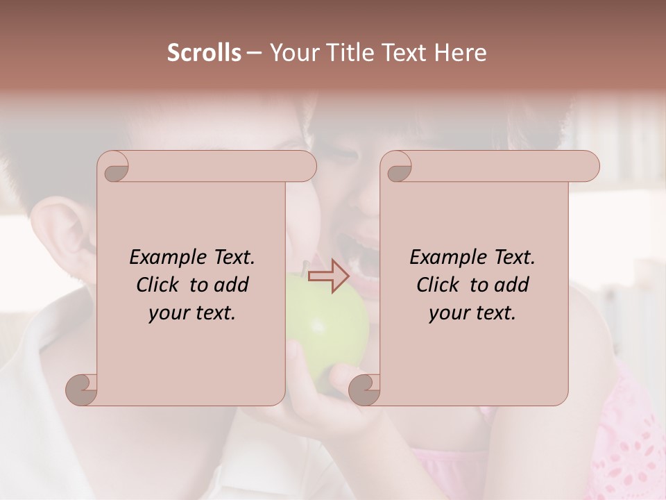 Candid Smile Sweet PowerPoint Template