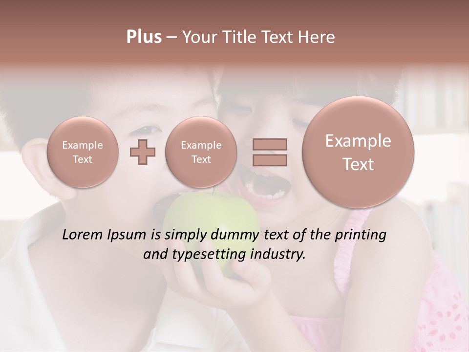 Candid Smile Sweet PowerPoint Template