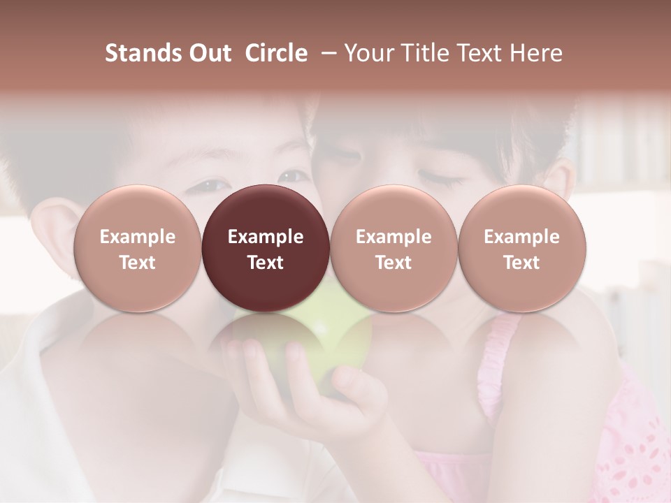 Candid Smile Sweet PowerPoint Template