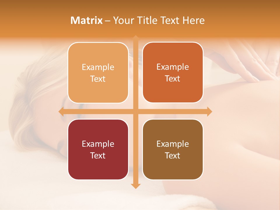 Beautiful Massage Beauty PowerPoint Template