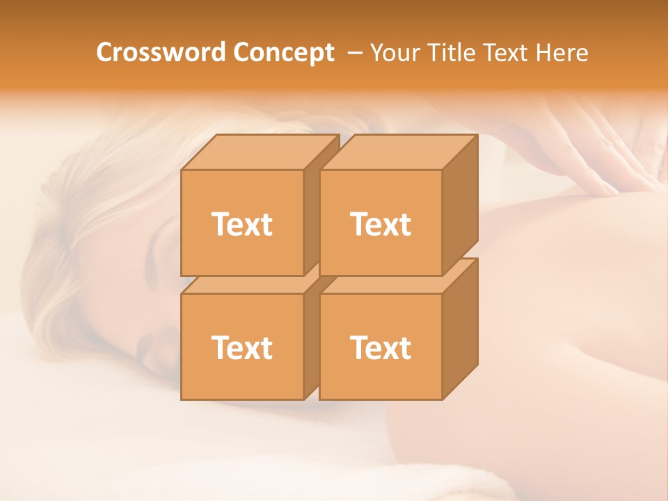 Beautiful Massage Beauty PowerPoint Template