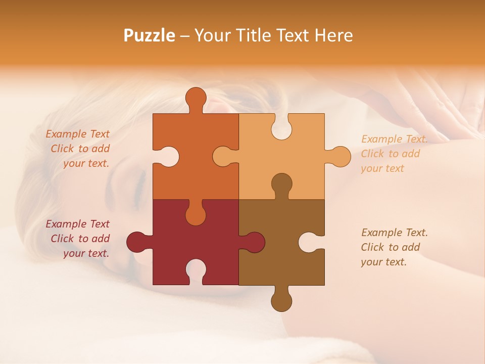 Beautiful Massage Beauty PowerPoint Template