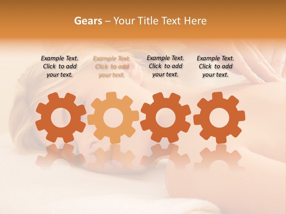 Beautiful Massage Beauty PowerPoint Template