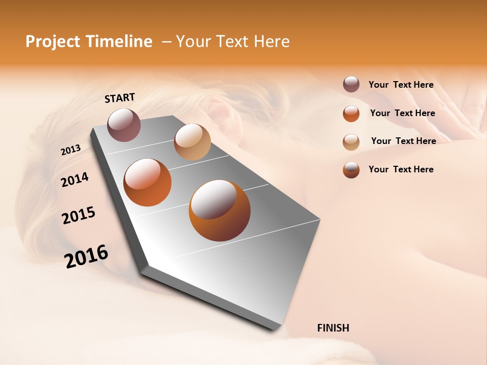 Beautiful Massage Beauty PowerPoint Template