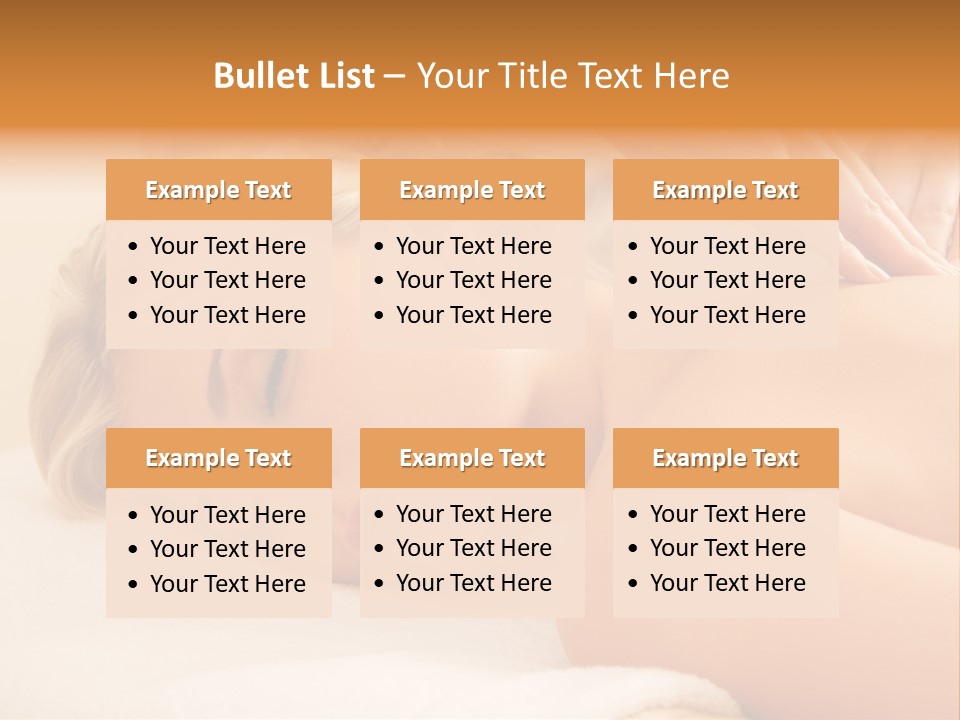 Beautiful Massage Beauty PowerPoint Template