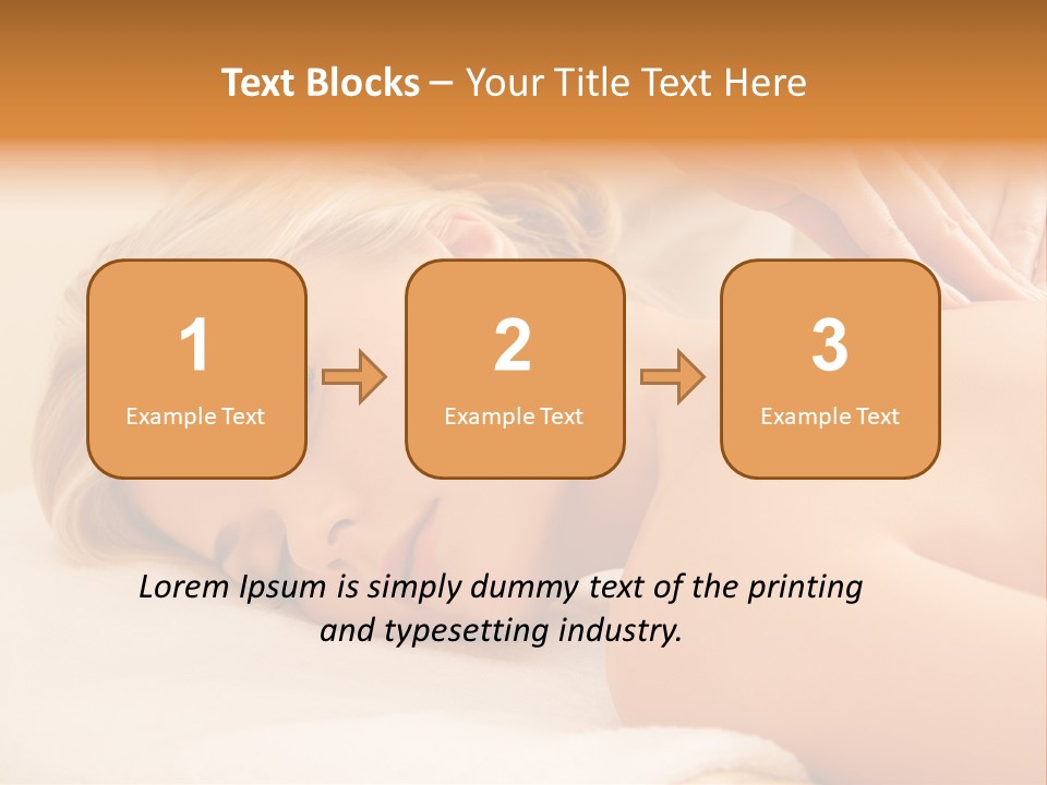 Beautiful Massage Beauty PowerPoint Template