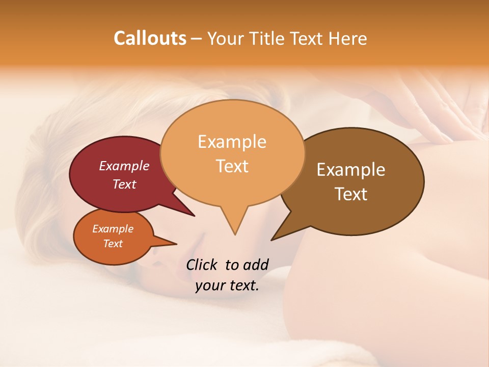 Beautiful Massage Beauty PowerPoint Template