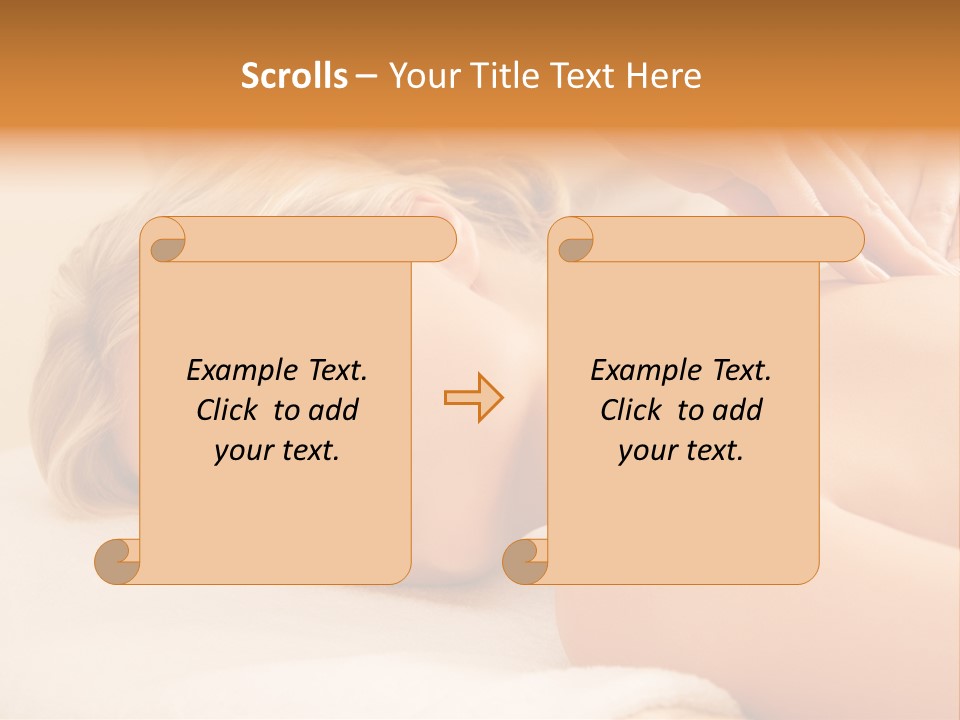 Beautiful Massage Beauty PowerPoint Template