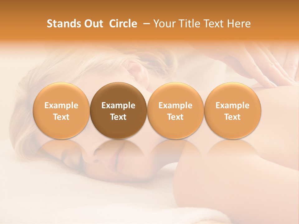 Beautiful Massage Beauty PowerPoint Template