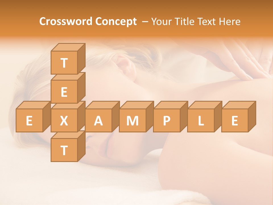 Beautiful Massage Beauty PowerPoint Template