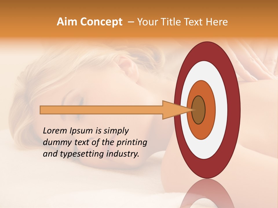 Beautiful Massage Beauty PowerPoint Template
