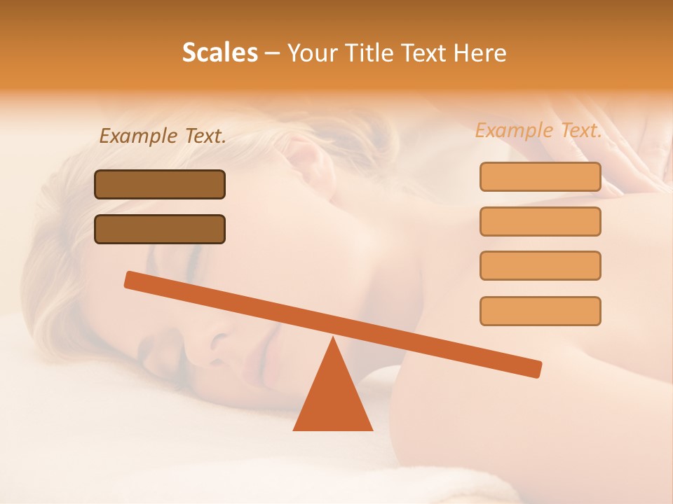Beautiful Massage Beauty PowerPoint Template