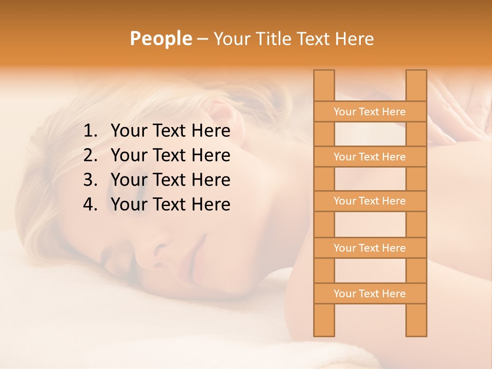 Beautiful Massage Beauty PowerPoint Template