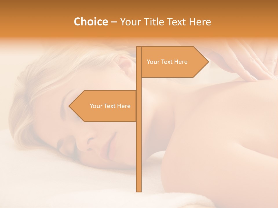 Beautiful Massage Beauty PowerPoint Template