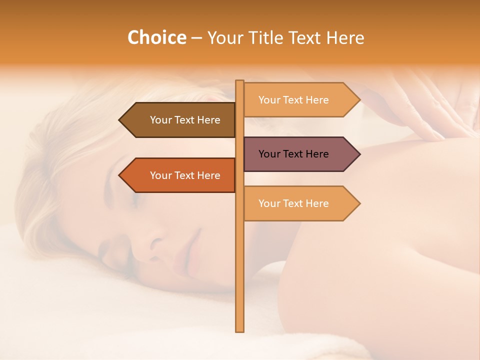 Beautiful Massage Beauty PowerPoint Template