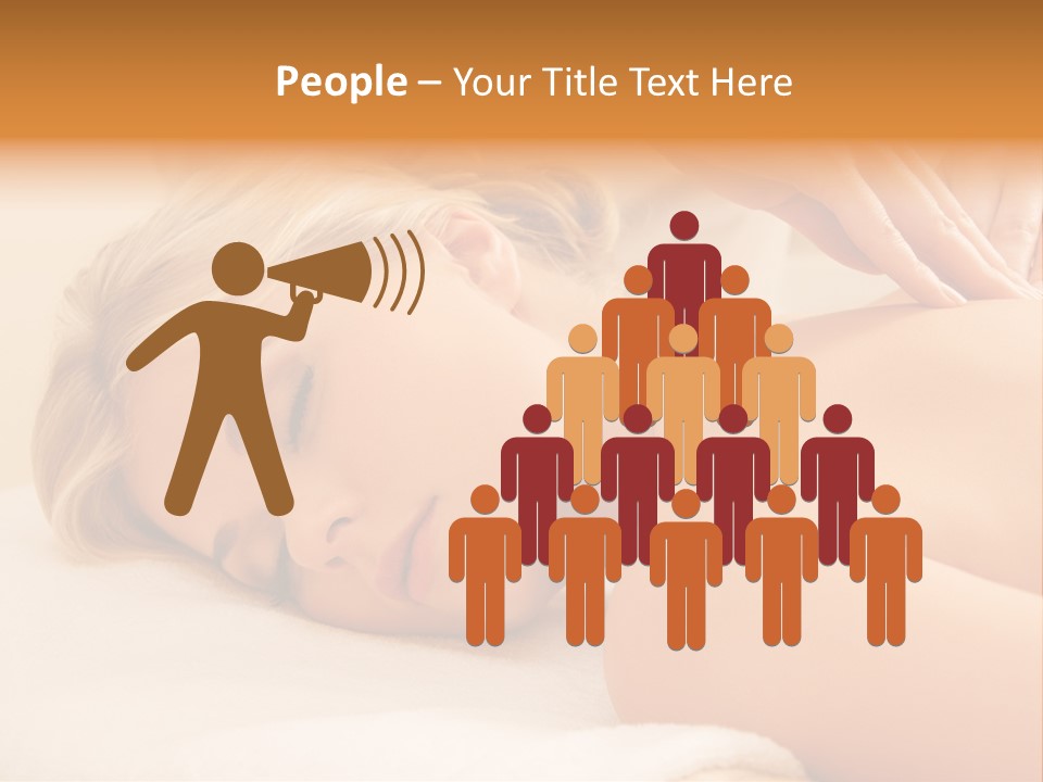 Beautiful Massage Beauty PowerPoint Template