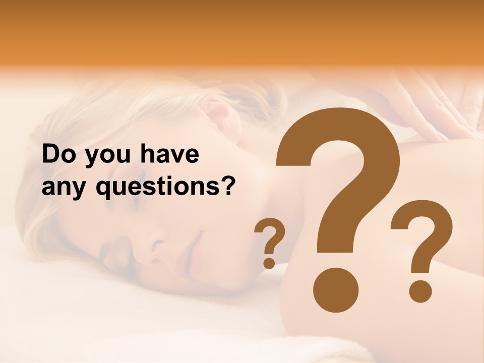 Beautiful Massage Beauty PowerPoint Template