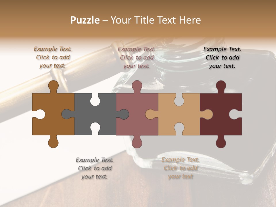 Ink Pen Diary Writing PowerPoint Template